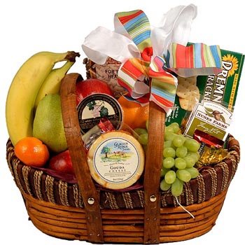 Fruit and Cheese Basket #707